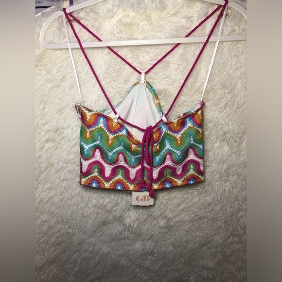 Gianni Bini Multicolor Patterned Top NWT Small - Picture 11 of 11